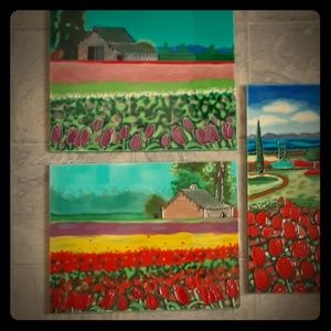 Wall art landscapes
